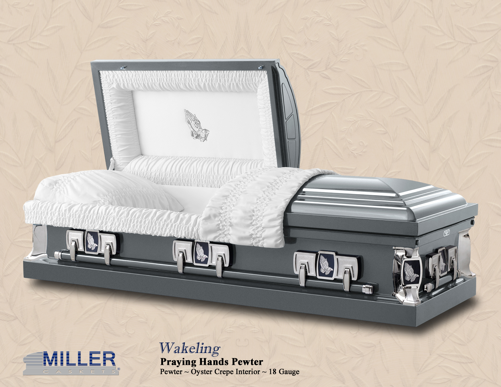 Wakeling Praying Hands Pewter